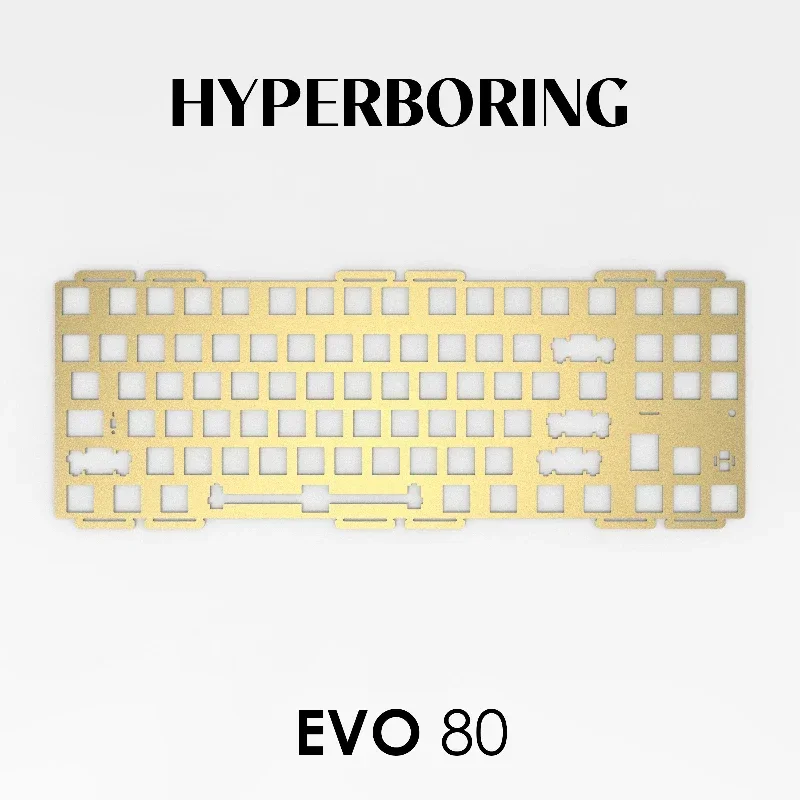 Evoworks EVO80 Customized Mechanical Keyboard Accessories PP PC FR4 Aluminum…