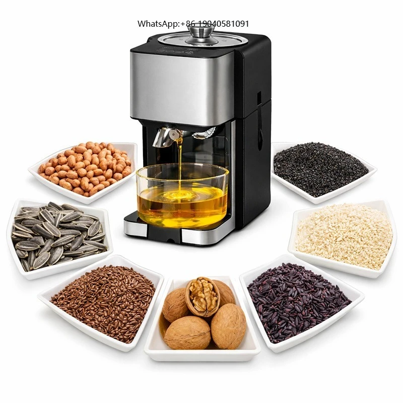Smart Automatic Home Oil Press Machine High Oil Yield Cold Hot Press Oil…