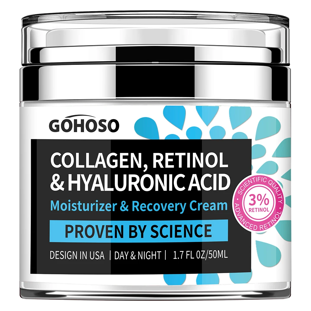 ENVISHA Face Skin Care Collagen Retinol Hyaluronic Acid Cream Firming…
