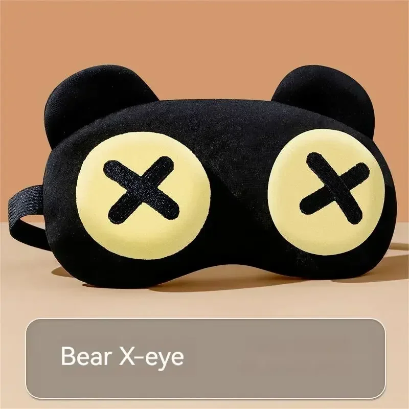 Cute Eye Mask Sleep Soothing Eye Fatigue Warm Compress Wear Comfortable…