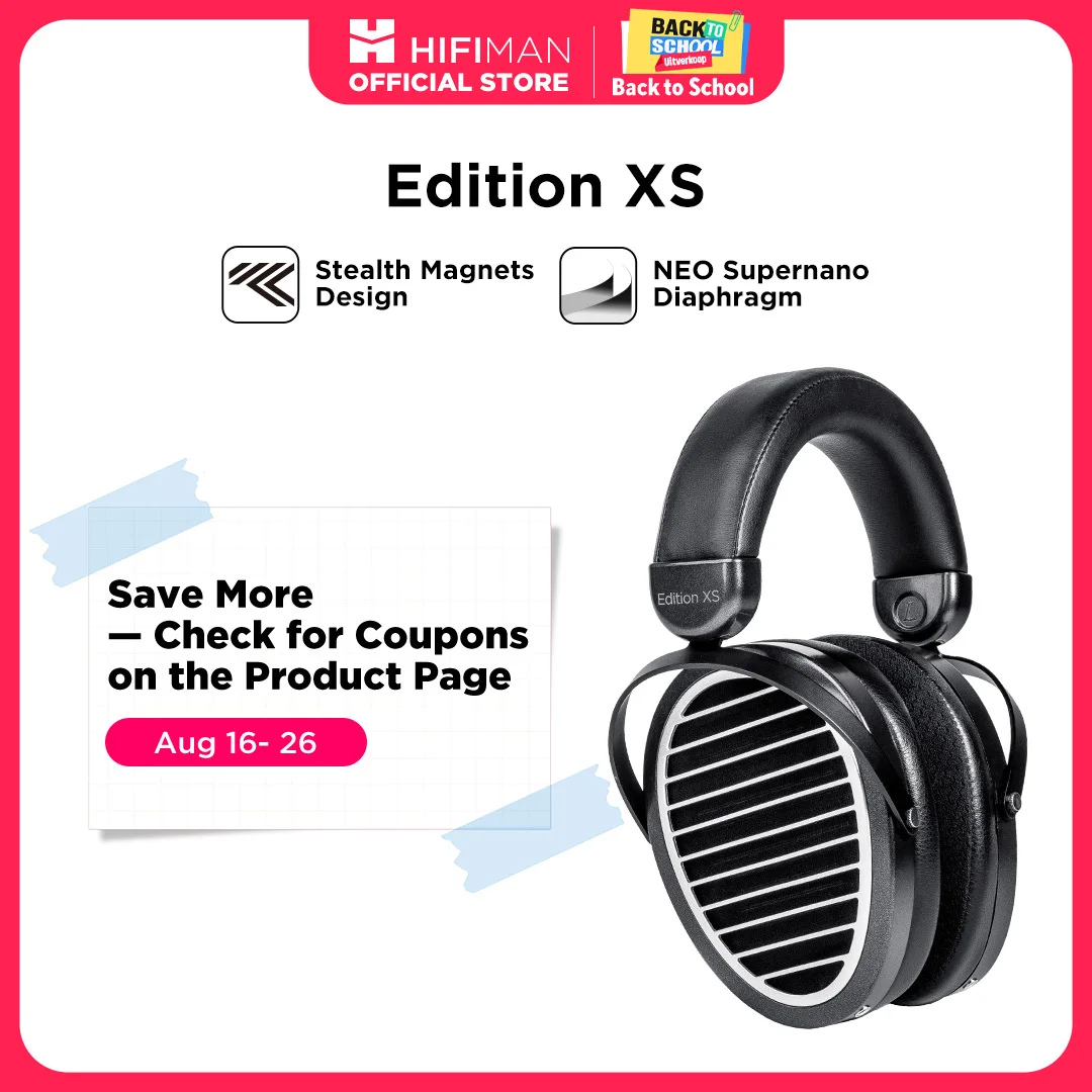 Refurbished: HIFIMAN Edition XS Full-Size Over-Ear Open-Back Planar Magnetic…