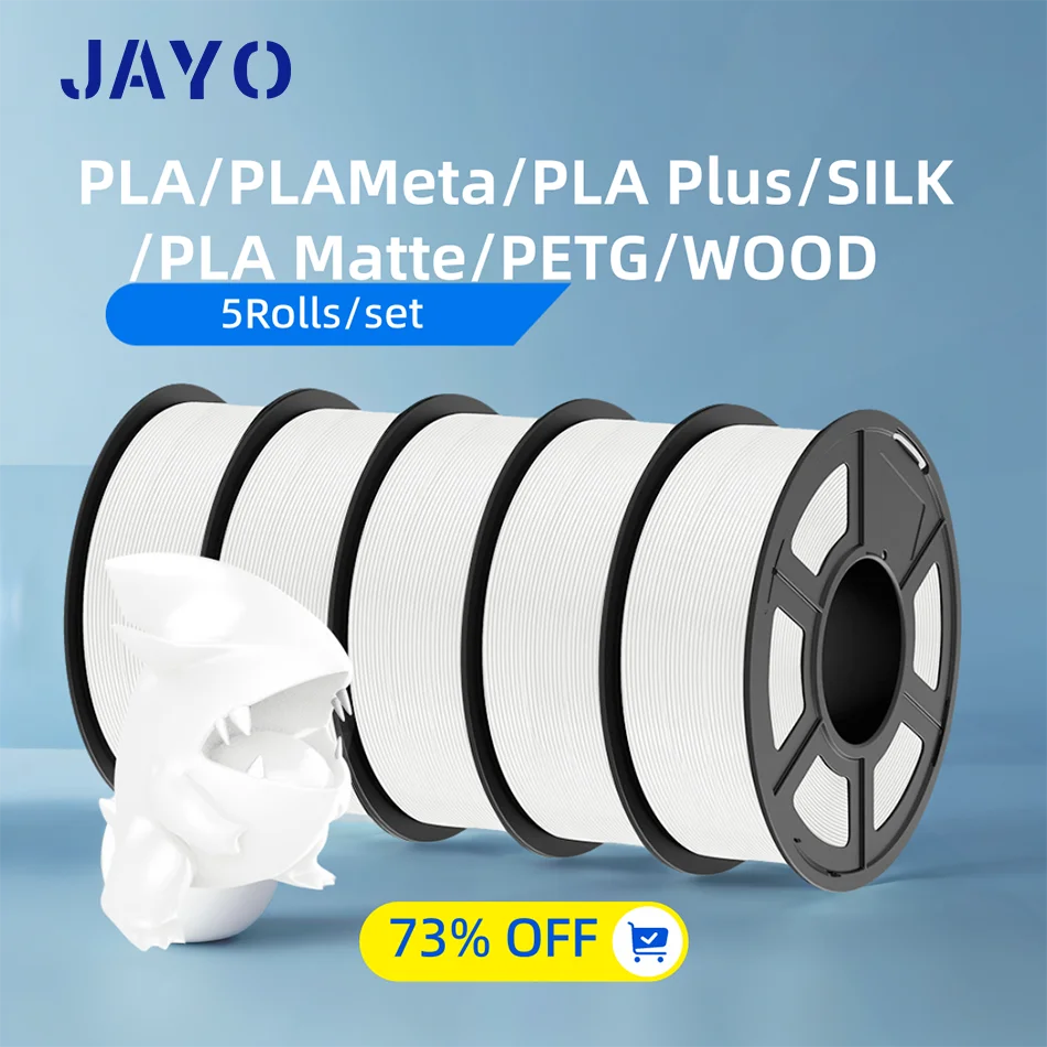 JAYO 3D Filament PLA/PLA META/PETG/SILK PLA+/Wood/PLA Marblel/ APLA 1.75mm…