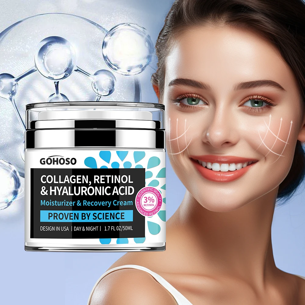 ENVISHA Skin Care Collagen Retinol Hyaluronic Acid Face Cream Firming…