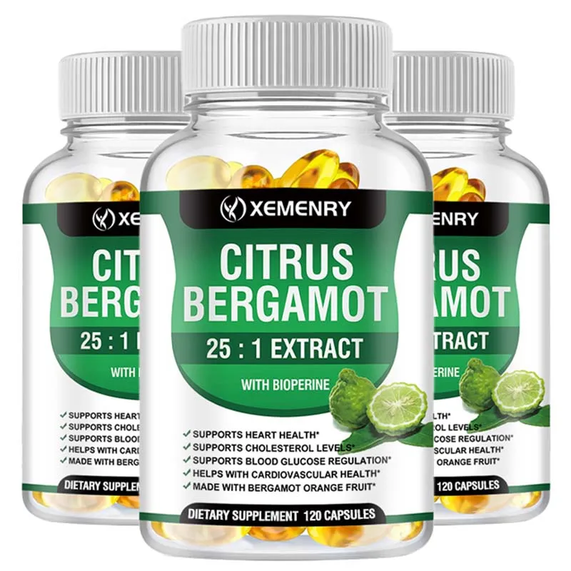 Citrus Bergamot Capsules - Heart & Cardiovascular Health, Immune Support…