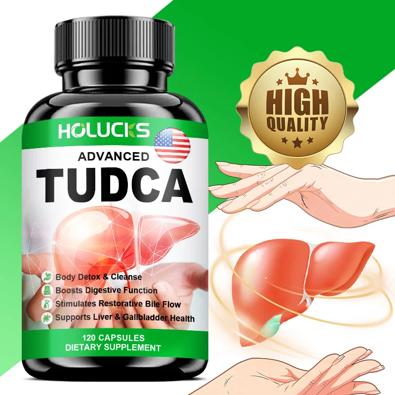 HOLUCKS TUDCA Supplement, Support Liver Cleansing, Detoxification and Repair…