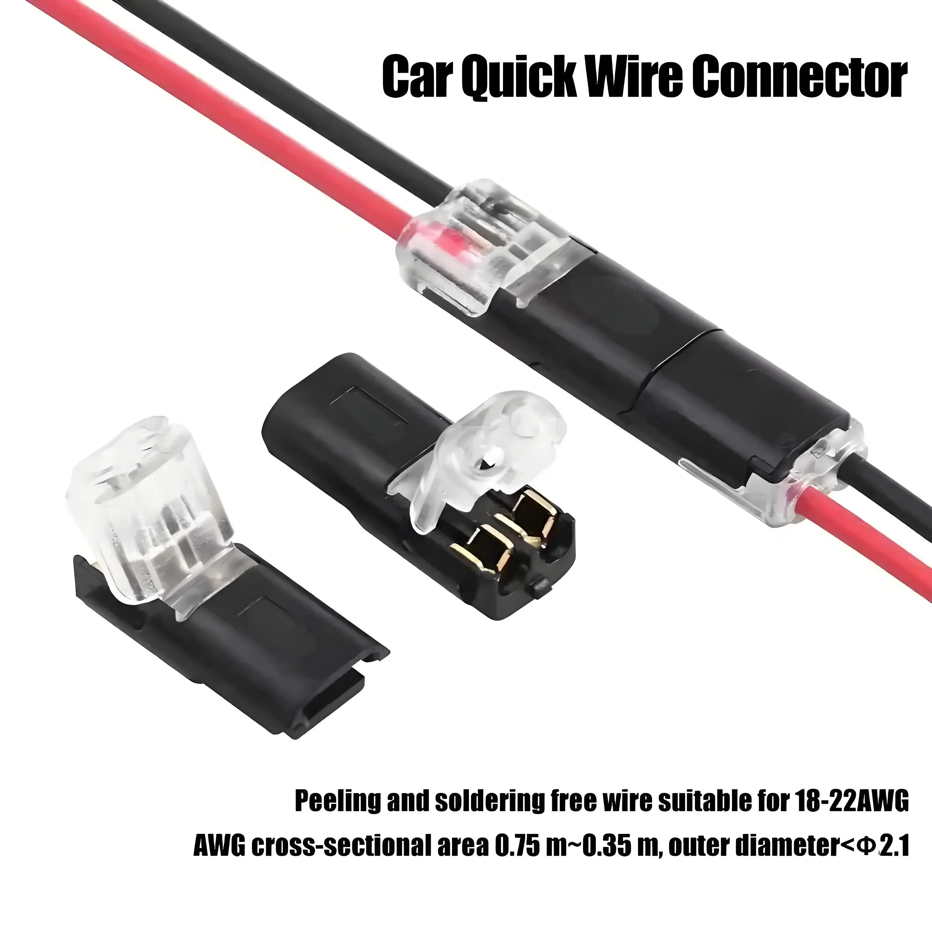 10/20/30/50/100 Pcs D2 Waterproof Plug Wire Connector 2 Pin Way Cable Plug…