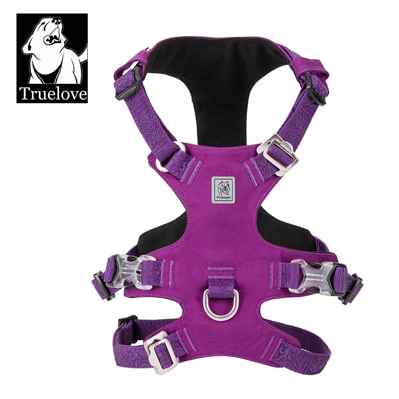 TRUELOVE Pet Nylon Harness Light-weight Double-H Shape Embroidery 5…