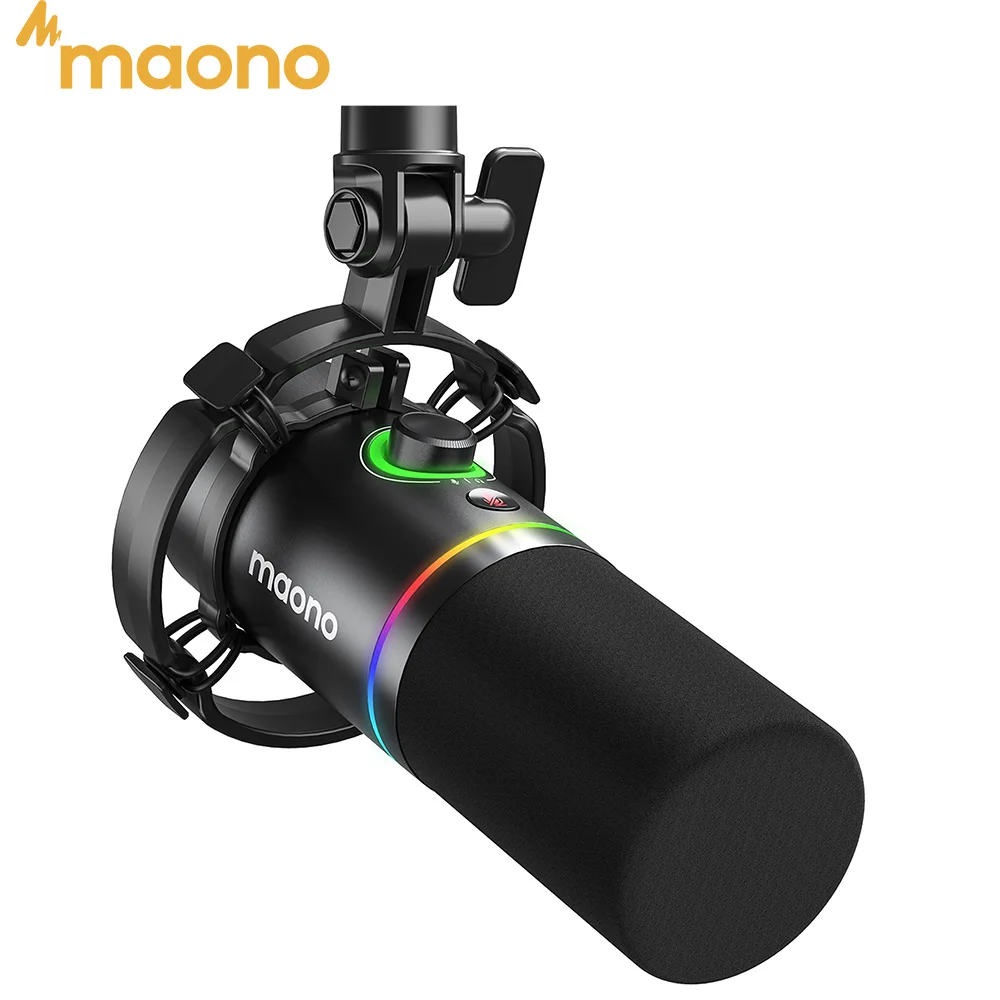 MAONO PD200X XLR/USB Dynamic Microphone for Gaming Recording Streaming…