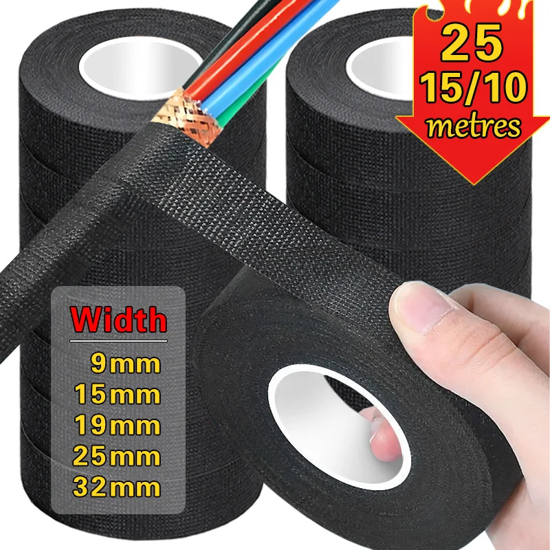 Automotive Wiring Harness Adhesive Tape Noise Reduction Heat Resistance Flame…