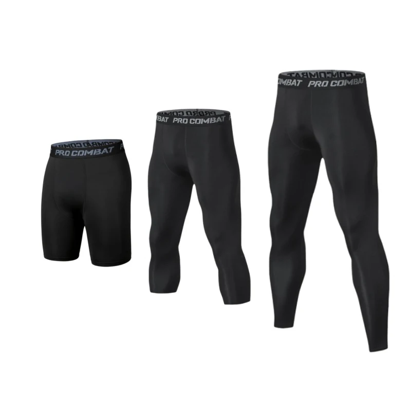 Mens Compression Pants Tights Cool Dry Leggings Sports Baselayer Running…