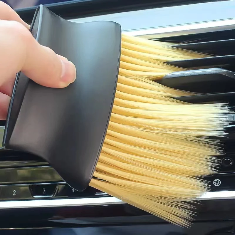 Car Interior Sweeping Dust Soft Brush Car Wash Tool Artifact Car Interior Gap…