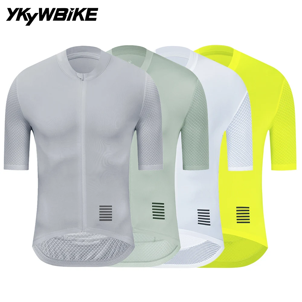 YKYWBIKE Men's Cycling Jersey Short Sleeve Summer Bicycle Jersey Road Bike…
