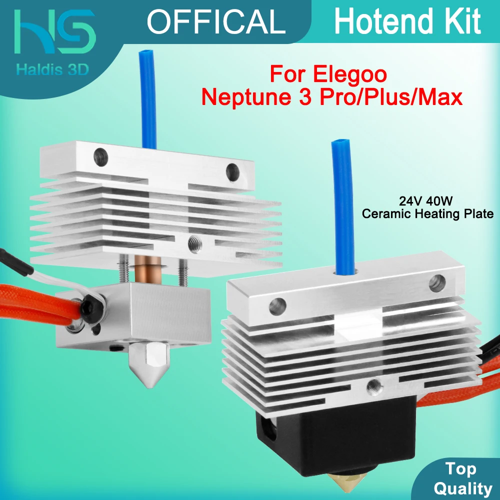 Upgrade Hotend Kit for Elegoo Neptune 3 Pro /Plus /Max 24V 40W Ceramic Hoting…