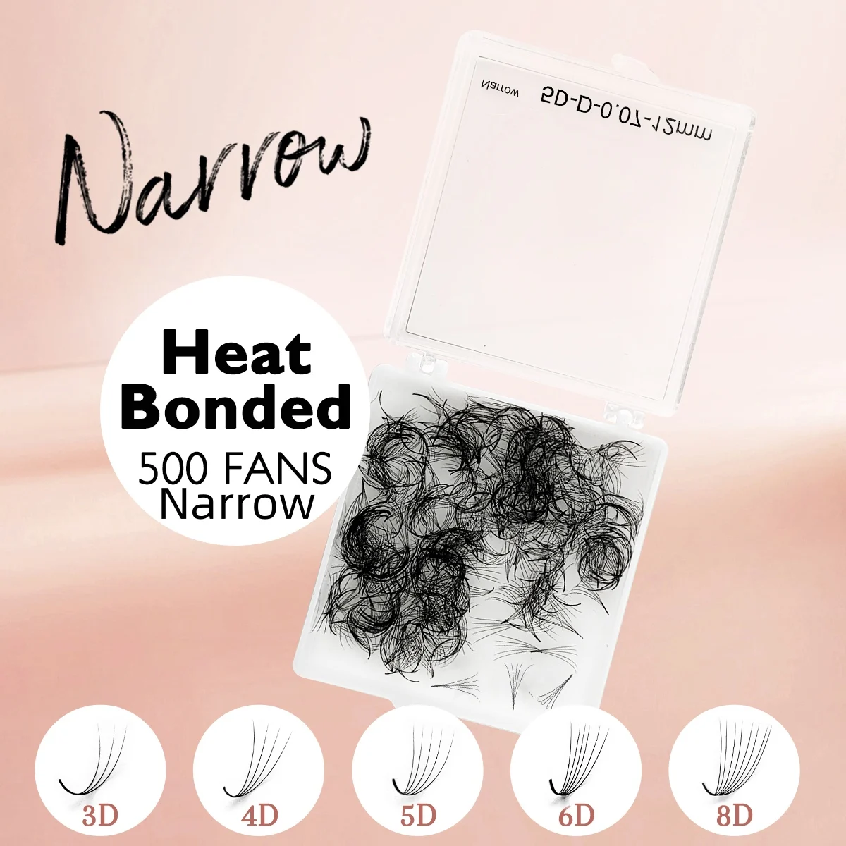 500 Loose Cils Narrow Fans Bouquets Prefaits Premade Lash Fans Pre Made…