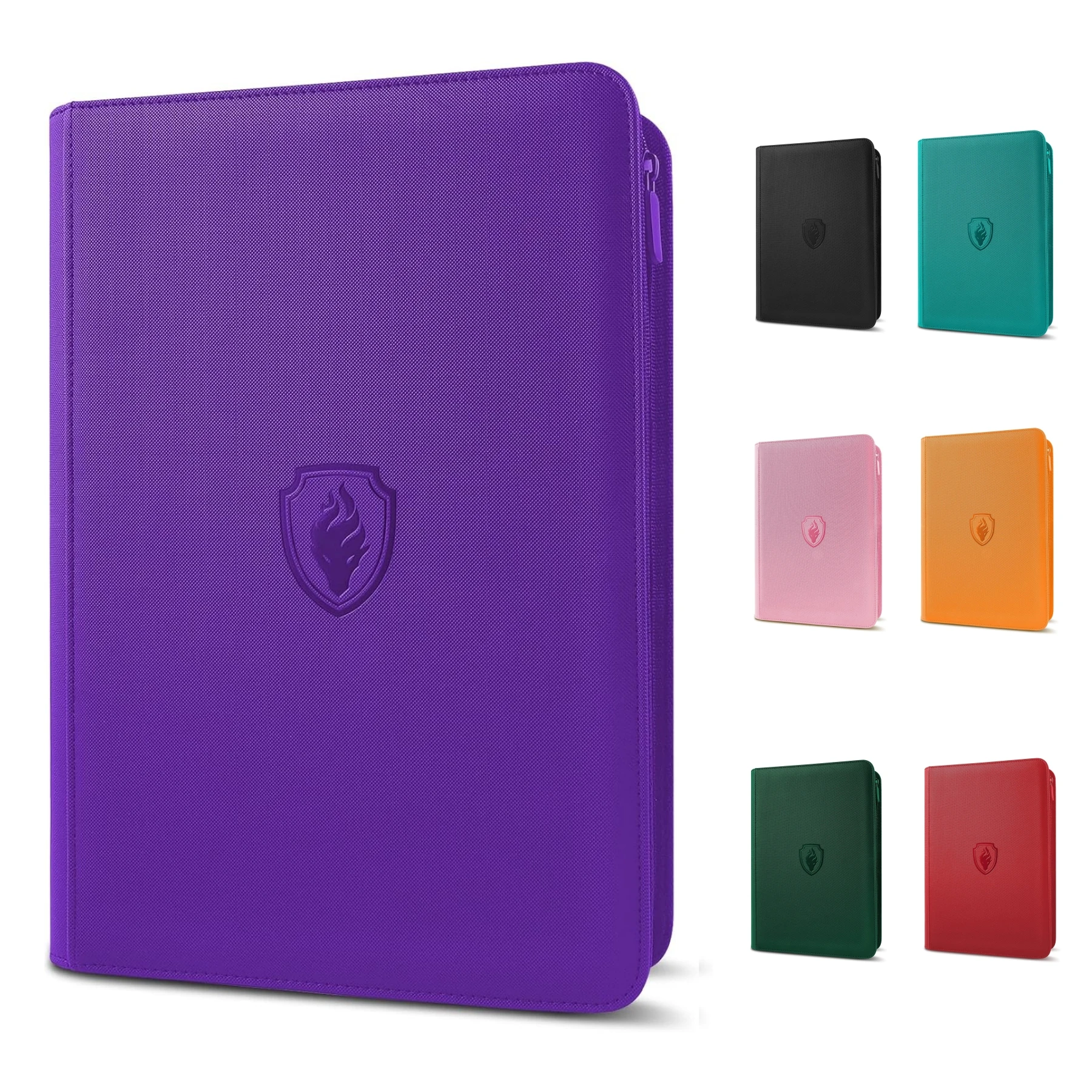 9 Pocket Zipper Card Binder, 360 Trading Card Holder Book, Premium PU Cover…