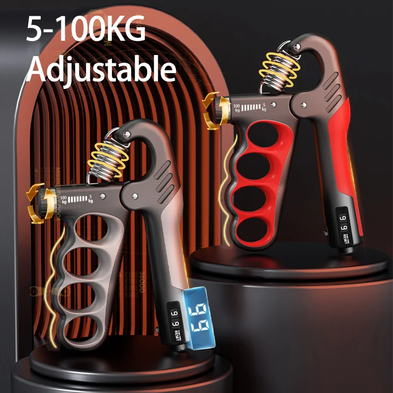 5-60/100/150kg Grip Strength Gym Wrist Expander Hand Strengthener Adjustable…