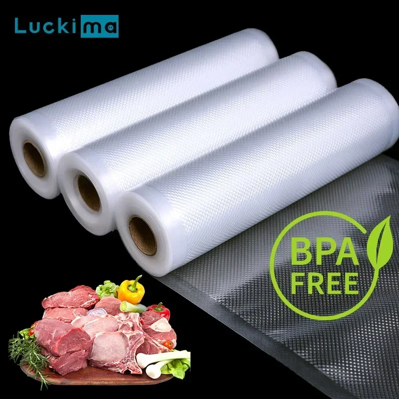 Food Vacuum Storage Packaging Bags for Vacuum Sealer Meat Fruit Vegetable…