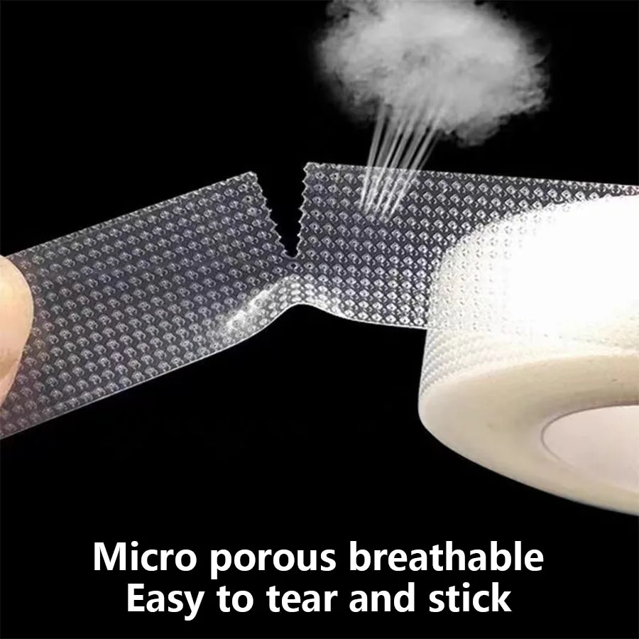 Transparent Tape Easy to Tear Micropore PE Breathable Tape Professional…