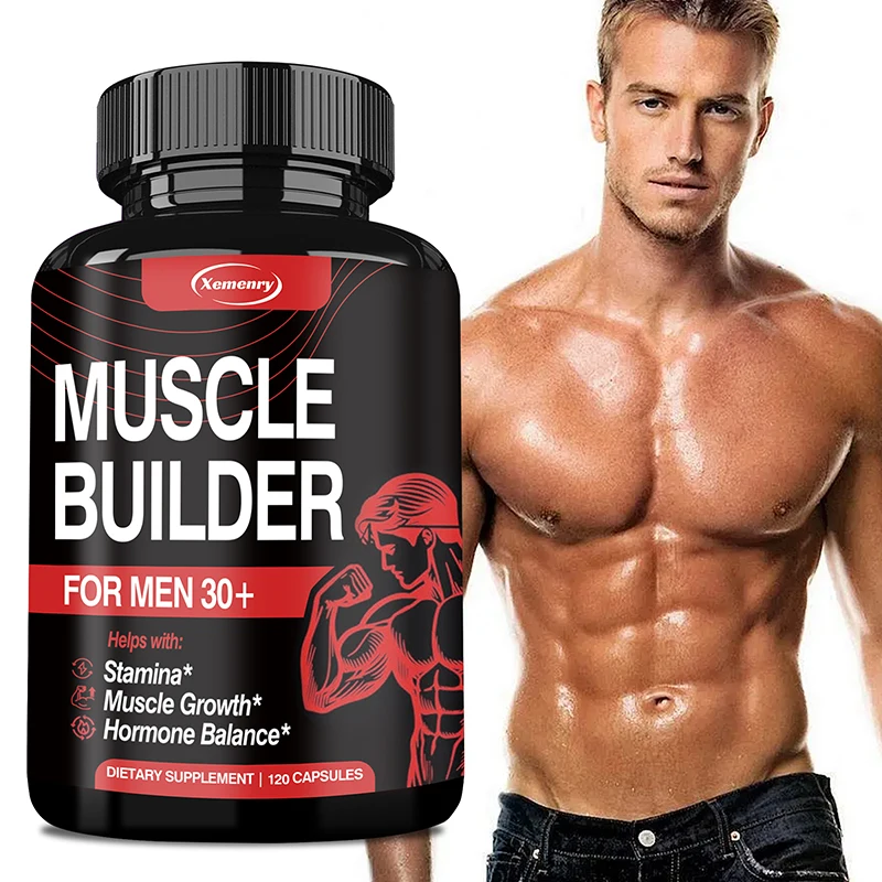 Muscle Builder for Men 30+ - Boosts Muscle, Strength and Endurance, Supports…