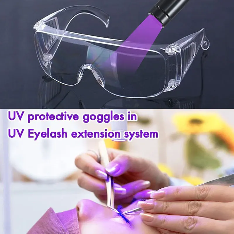 UV Protective Glasses for False Lash Eyelash Extension Safety Ray Protection…