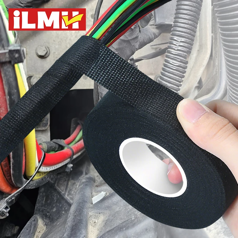 iLMH High Temperature Wire Harness Cloth Tape Automotive Cable Loom Heatproof…