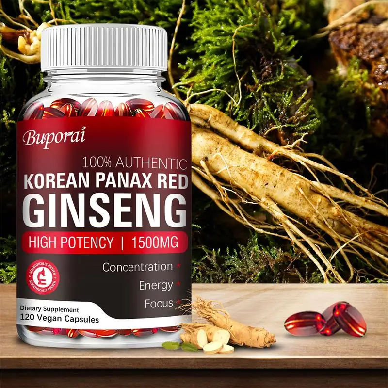 Korean Red Panax Ginseng - Energy, Endurance, Vitality, Performance, Immune…