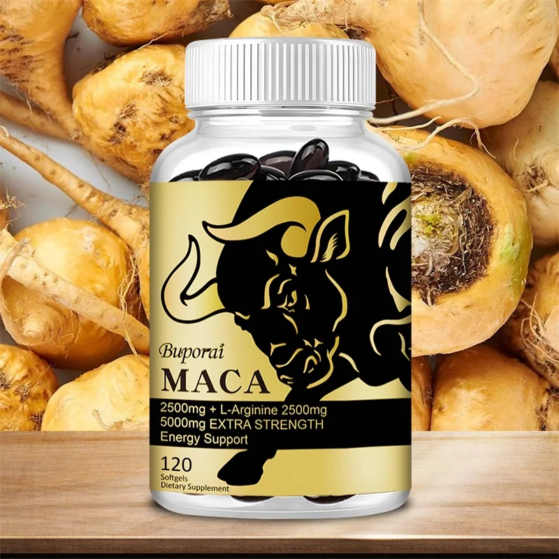 Maca Root Supplement - with Panax Ginseng to Boost Energy, Improve Endurance…
