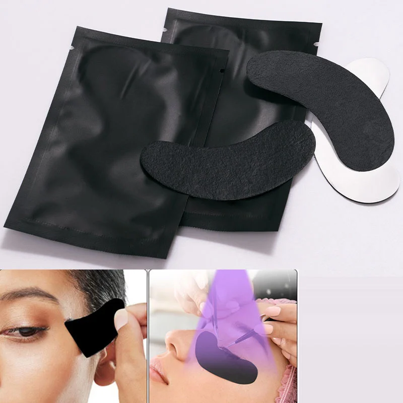 50Pairs Padding UV Black Patches for Eyelash Extension Eye Gel Pads Hydrogel…