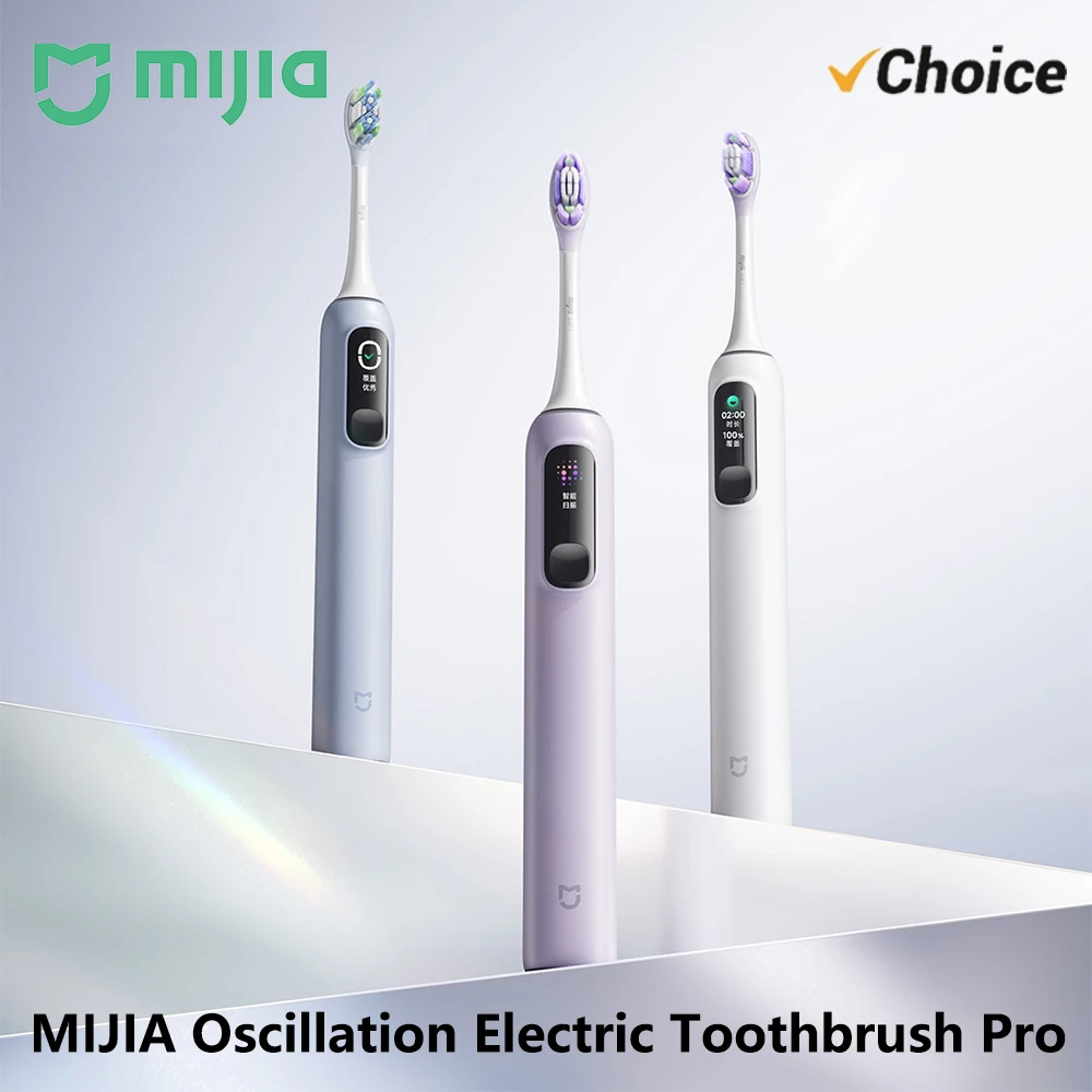 MIJIA Oscillation Electric Toothbrush Pro, Smart 4 Modes,IPX8 Waterproof…