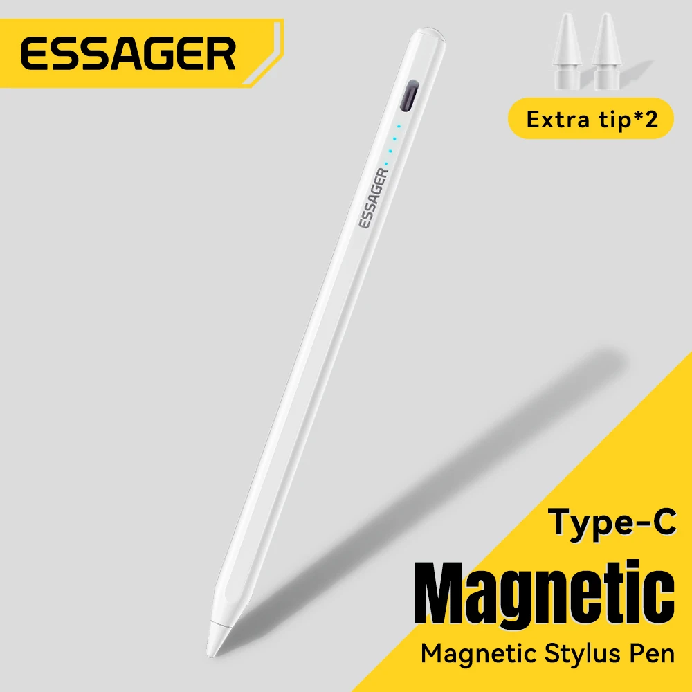 Essager Magnetic Stylus Pen for iPad Pencil USB Tpye C Charging for 2022 2021…