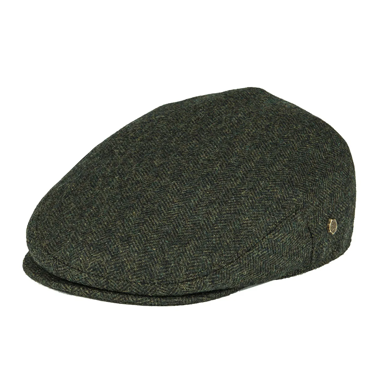 VOBOOM Wool Tweed Herringbone Irish Cap Men Women Beret Cabbie Driver Hat…