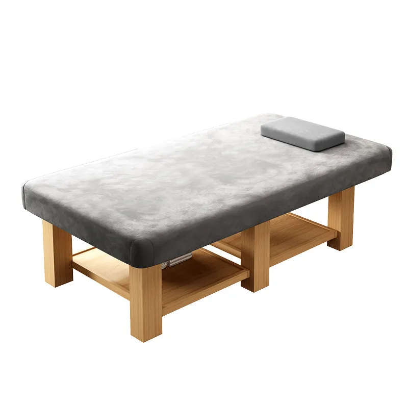 Large Solid Wood Beauty Bed Wide SAP Thai Massage Bed Special for Ear Picking…