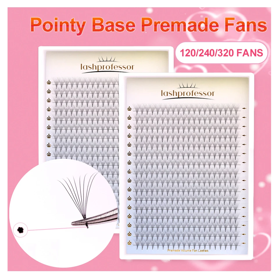 Premade Eyelash Extensions Volume Lashes Pointy Base 16Rows…