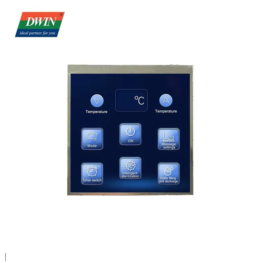 2026 DWIN 4.1 Inch IPS Incell Thermostat LCD Touch Panel Smart Home 720*720…