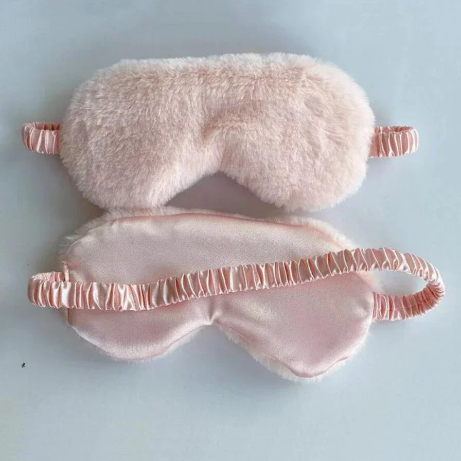Sleeping Mask Sleeping Blindfold Soft Plush Eye Masks Cute Love Cloud Eye…