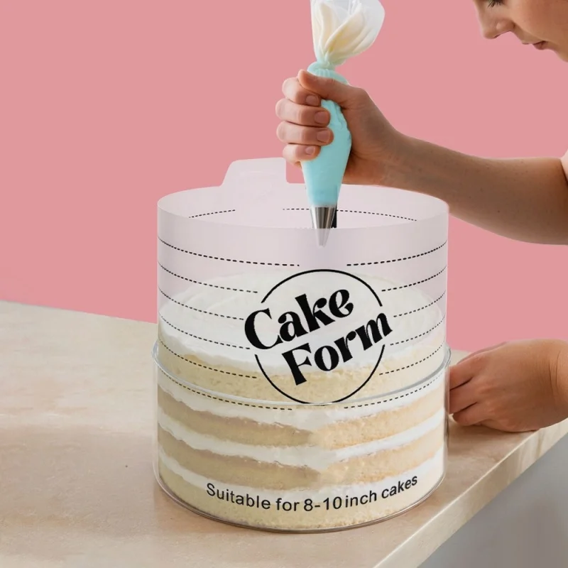 15/20/25cm Round Adjustable Cake Ring Mold Retractable Fondant Tools Mousse…