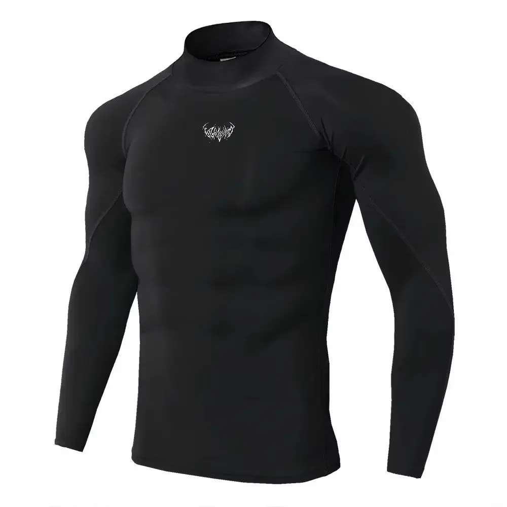 Men Sport T-shirt Quick Dry Bodybuilding Running Shirt Long Sleeve…