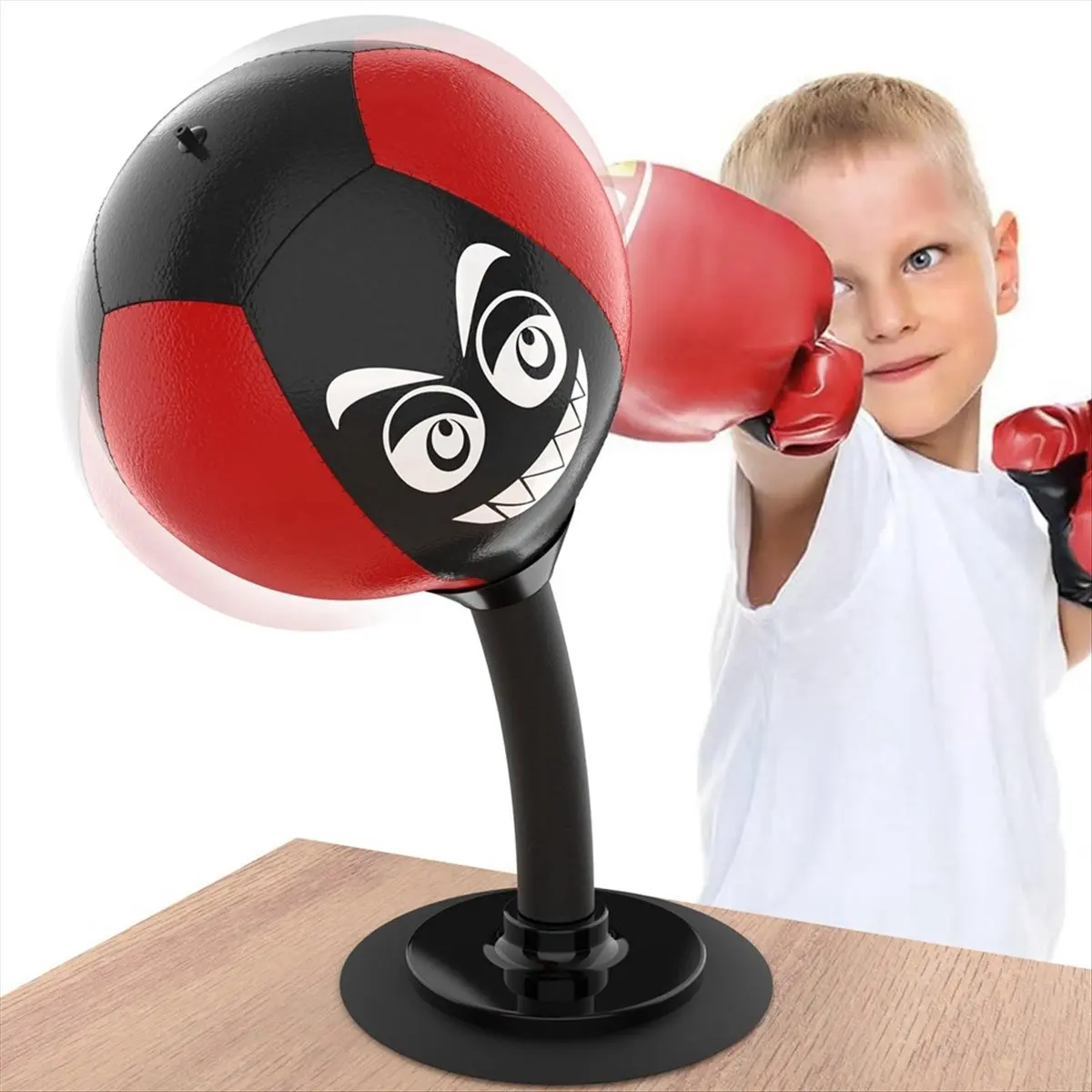 ABQR Desktop Punching Bag, Stress Buster with Suction Cup for Office Table…