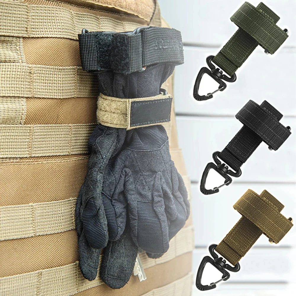 Multi-purpose Nylon Gloves Hook Work Gloves Safety Clip Outdoor Tactical…