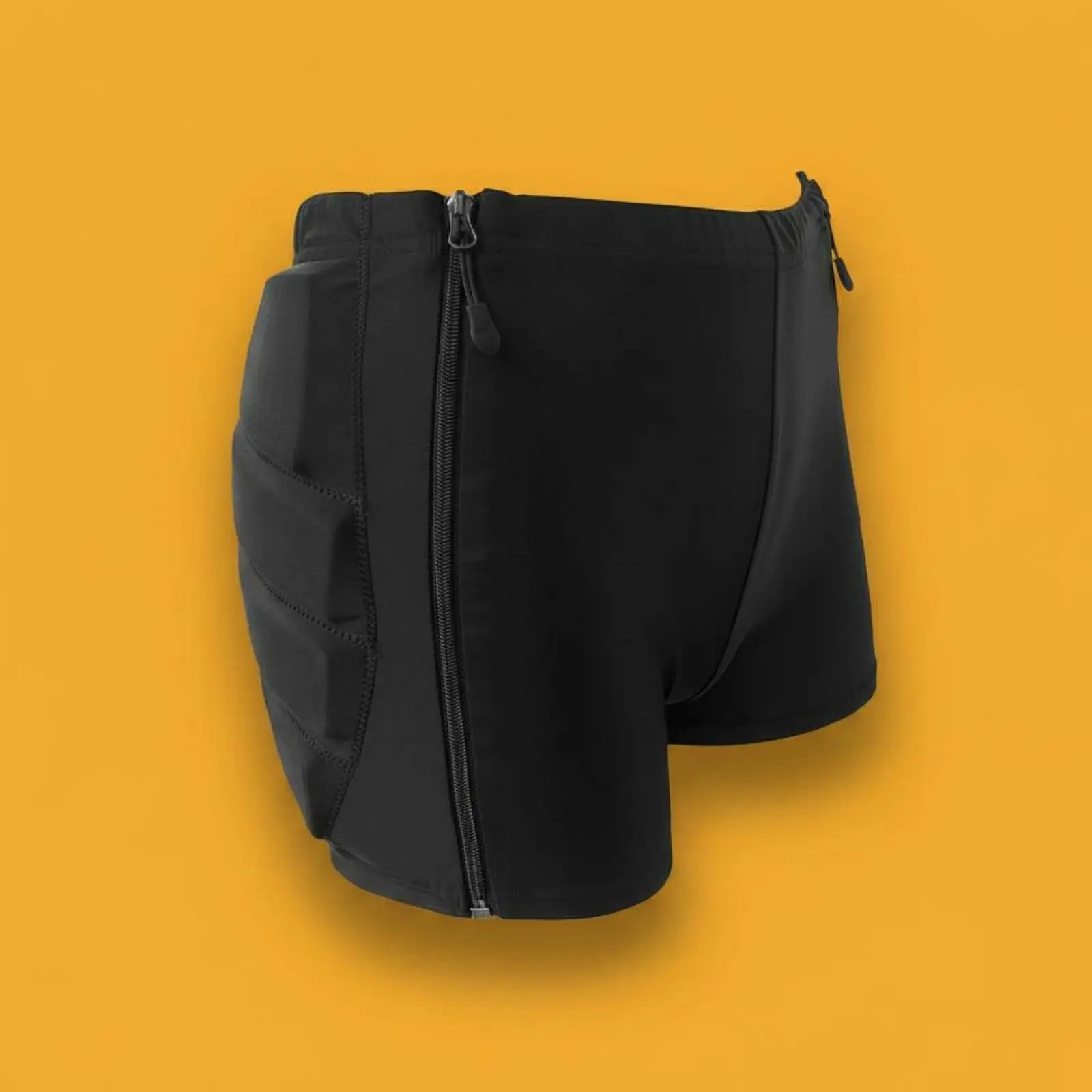 Padded Ice Skate Shorts Easy Side Zipper Guard Skating Shorts Shock Absorbing…