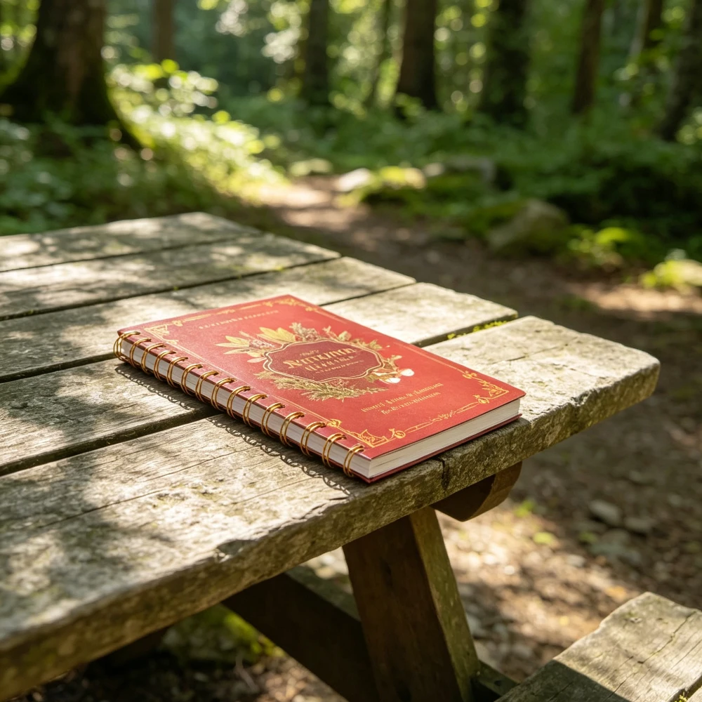 Natural Healing Handbook Spiral Bound Guide with Herbal Remedies and Recipes…