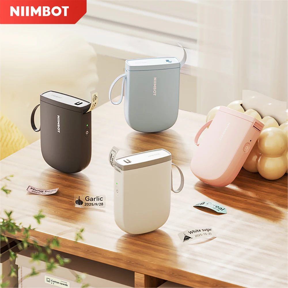 Niimbot D11 Mini Printer Wireless Phone Pocket Thermal Label Maker USB…
