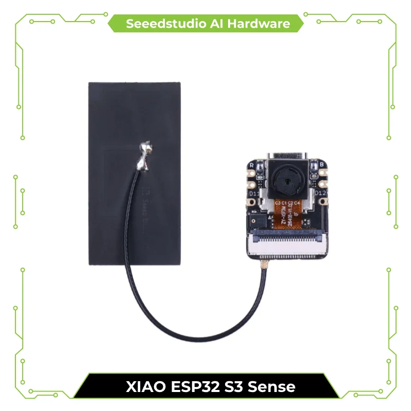 Seeed Studio XIAO ESP32 S3 Sense Seeeduino Xiao ESP32S3 Sense, OV3660 Camera…