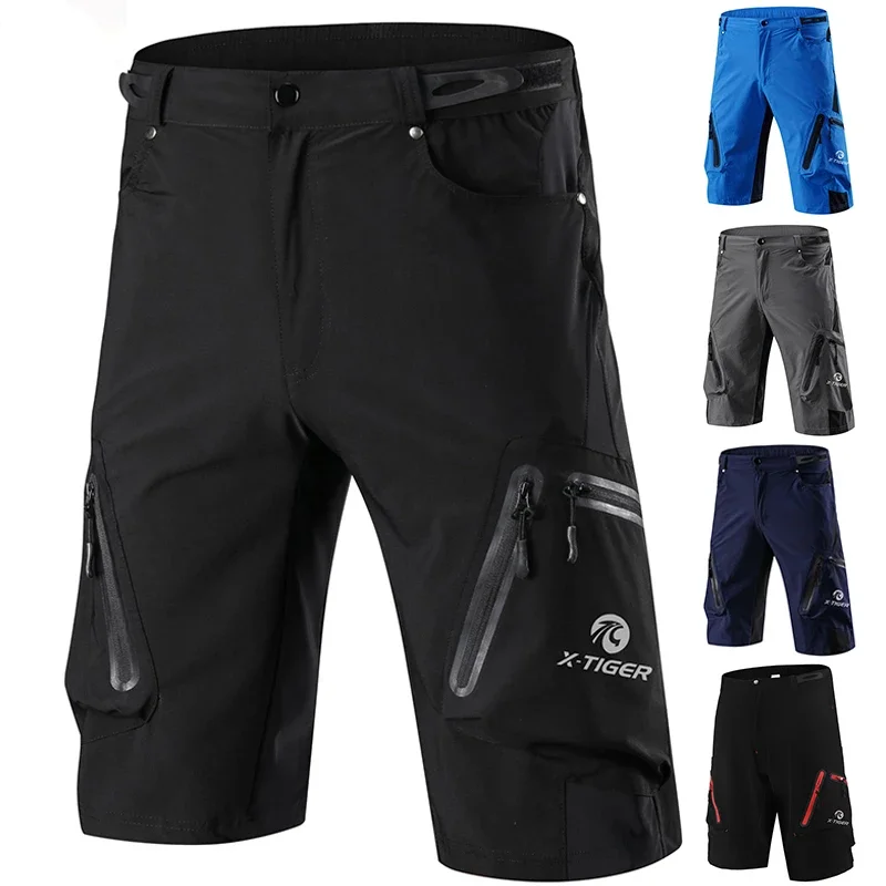 X-TIGER Mountain Bike Shorts Men's Summer Bicycle MTB Shorts Loose Fit…