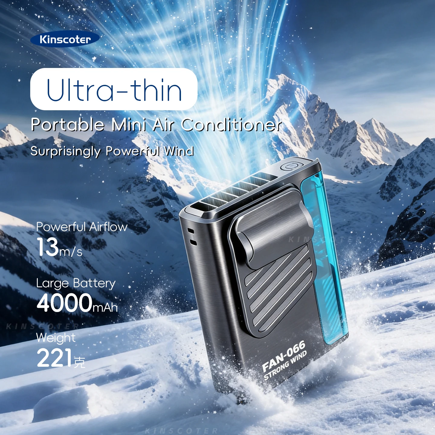 New Outdoor Hanging Waist Fan 4000mAh USB Multi-functional Mini Cooling Fan 5…