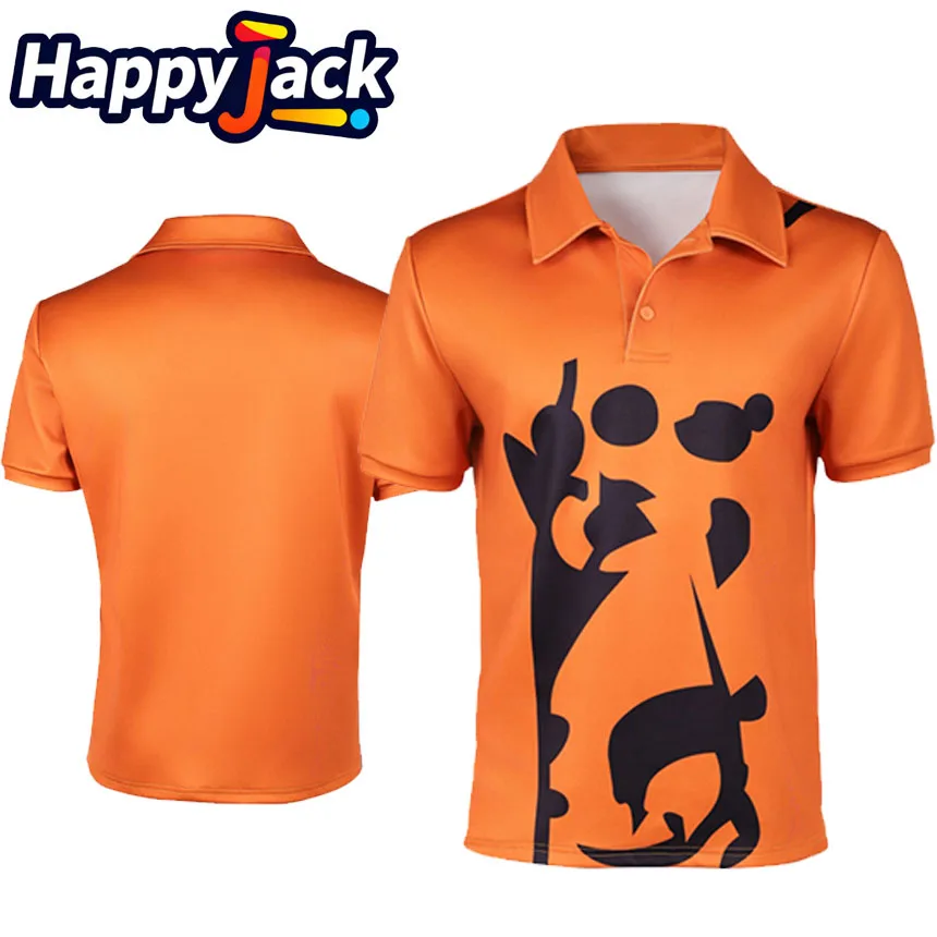 Sanji Cosplay Orange T-shirt Costume Movie Pirate Roleplay Adult Men Top…