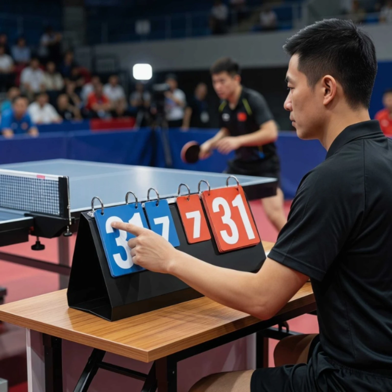 Portable Flip Scoreboard Multi-Sport Flip Scoreboard Table Tennis Score Board…