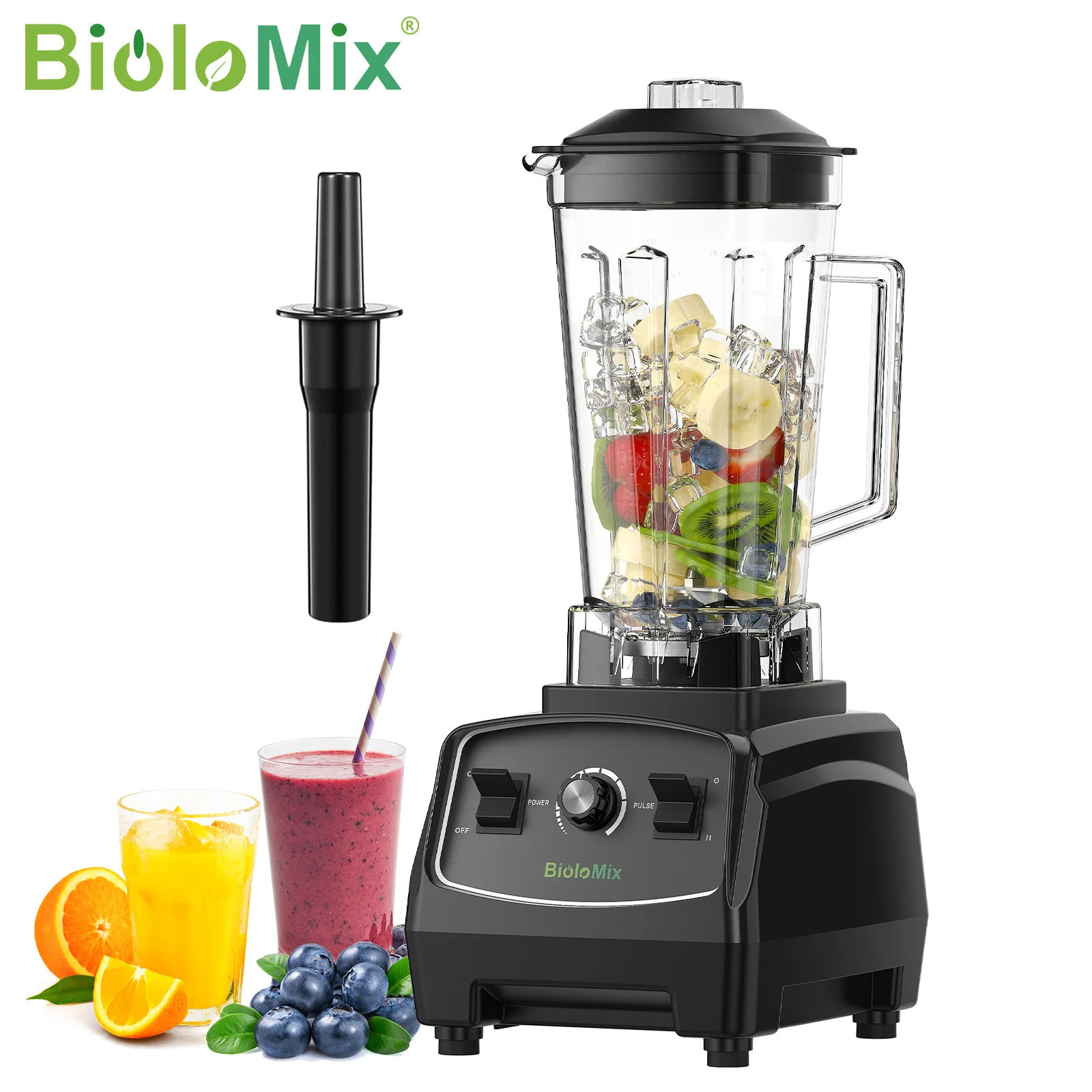 BPA Free 3HP 2200W Heavy Duty Grade Blender Mixer Juicer Food Processor Ice…