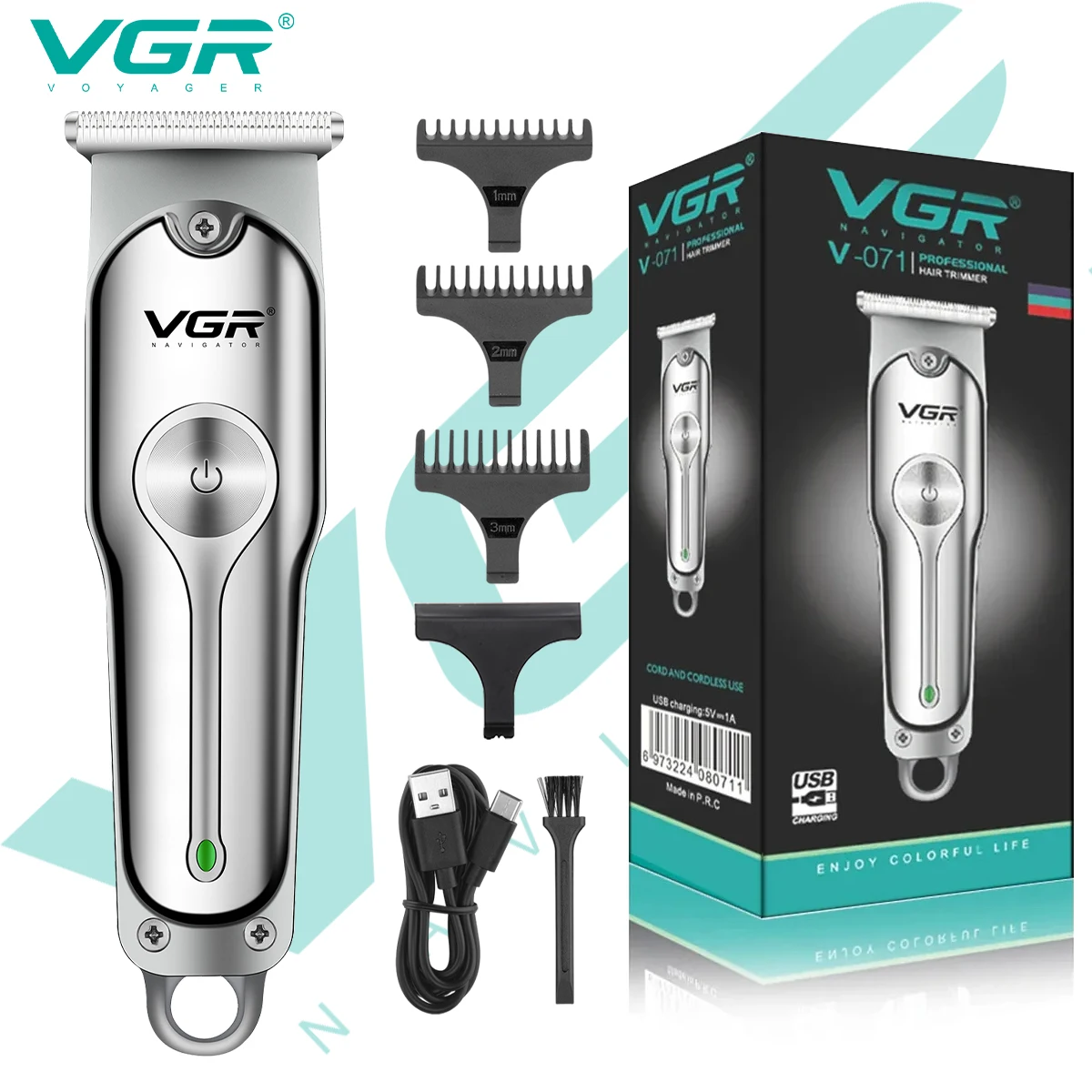VGR 071 Hair Trimmer Professional Hair Clipper Rechargeable Hair Cutting…