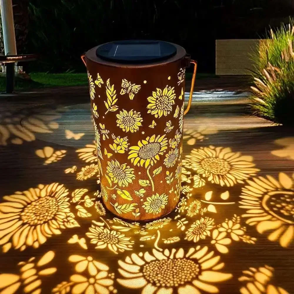 Sunflower Light and Shadow Light Waterproof Outdoor Light Solar Powered for…